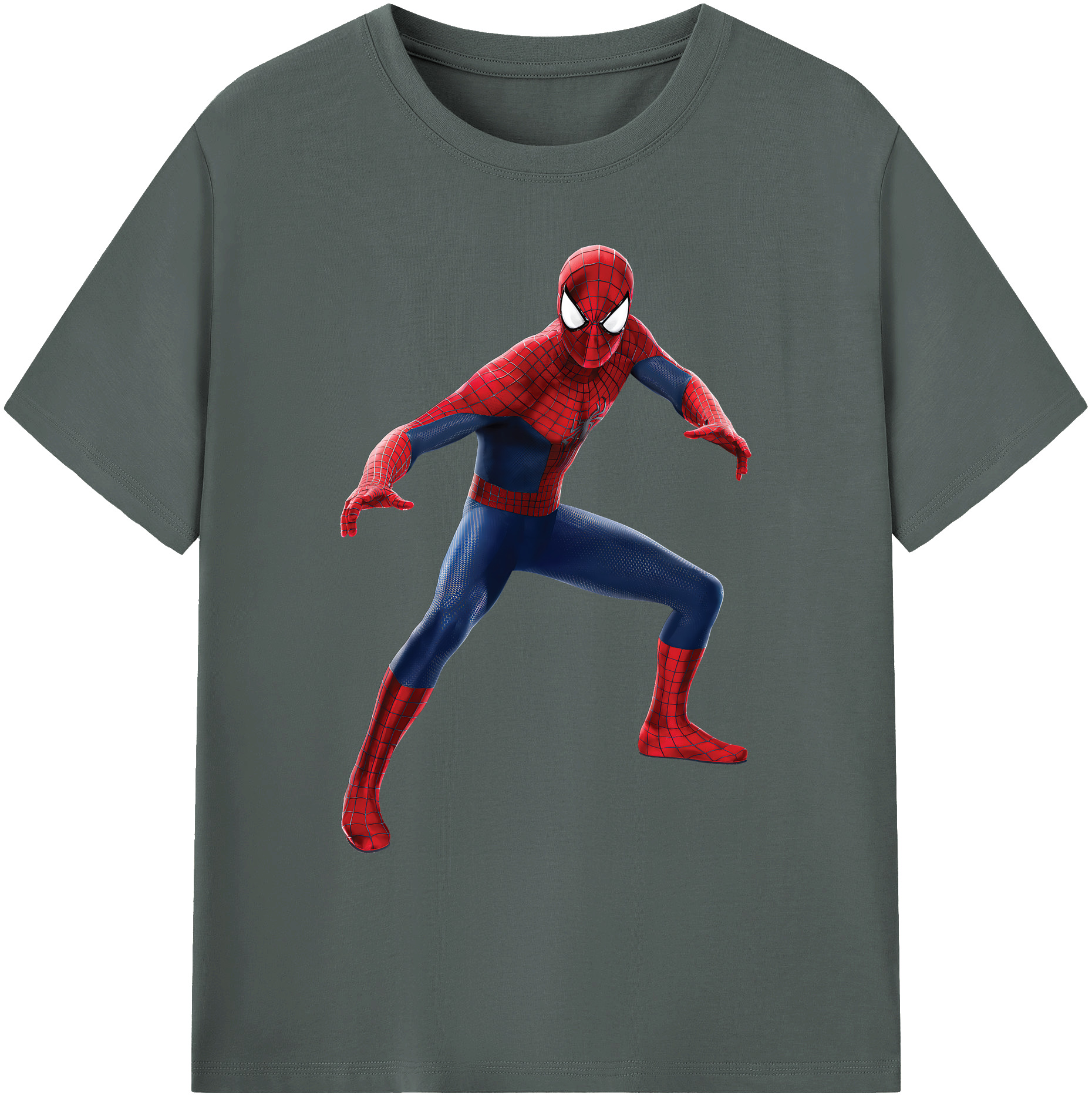 （画像用） Spider Man スパイダーマン 綿100％ メンズ半袖Tシャツ｜肌触りやわらか＆通気性